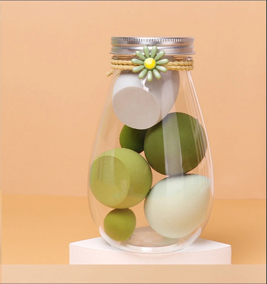 Mixed Size Duo Sponge Set — 6/7 Piece Latex-Free Collection